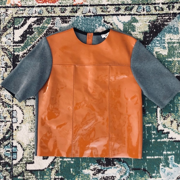 🔥Marni Leather/Cotton Top🔥 - Picture 2 of 11
